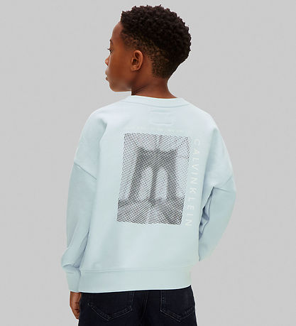 Calvin Klein Sweatshirt - Monogram - Blå