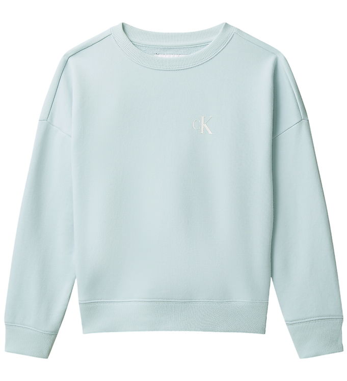Calvin Klein Sweatshirt - Monogram - Nantucket Breeze m. Print