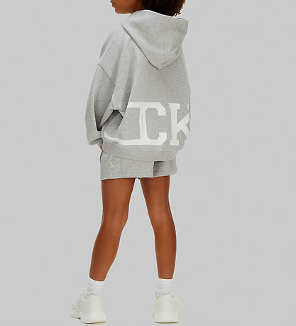 Calvin Klein Shorts - French Terry - Grey Heather Multi