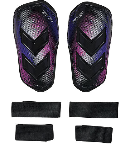 Hummel Benskinner - hmlShin Guards Super Light - Black/Blue/Pink