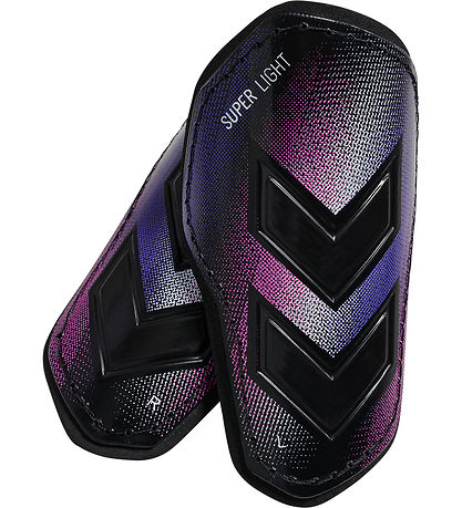 Hummel Benskinner - hmlShin Guards Super Light - Black/Blue/Pink