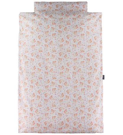 Nørgaard Madsens Sengetøj - Voksen - Små Enhjørninger- Mauve/Hvi