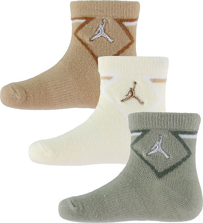 Jordan Strømper - 3-pak - Quater -  Coconut Milk