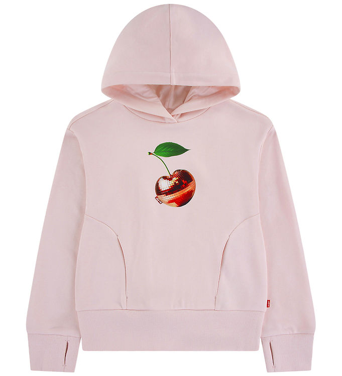 Levis Hættetrøje - Crystal Pink