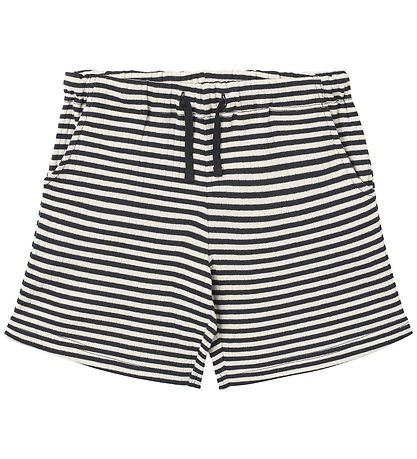 Wheat Shortssæt - Fabian - Navy Rib Stripe