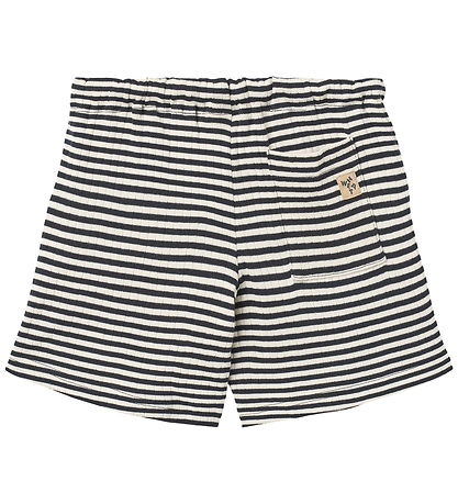 Wheat Shortssæt - Fabian - Navy Rib Stripe