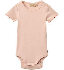 Wheat Bodysuit s/s - Rib - Maren - Powder