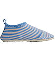 Wheat Badesko - Dolphin - Blue Swim Stripe