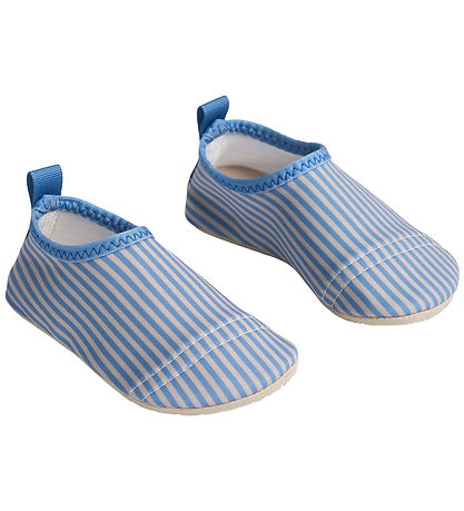 Wheat Badesko - Dolphin - Blue Swim Stripe
