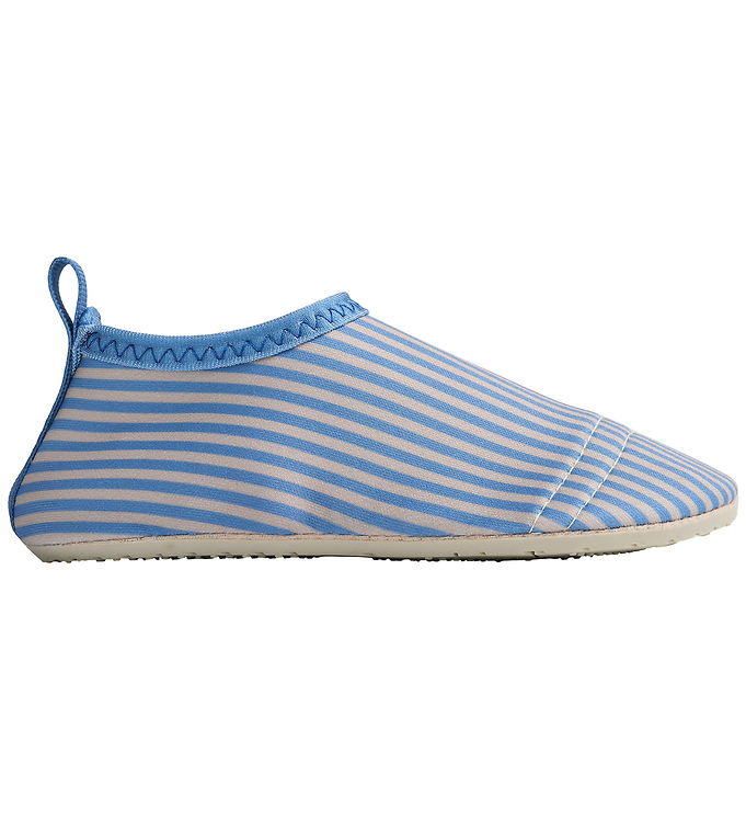 Wheat Badesko - Dolphin - Blue Swim Stripe
