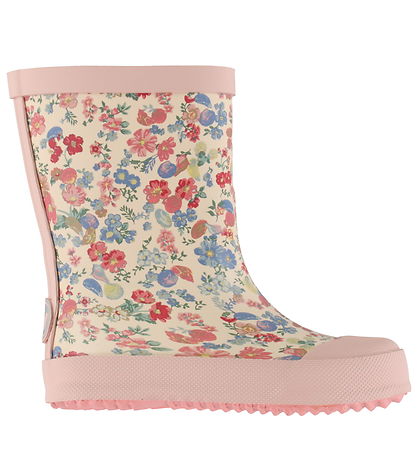 Wheat Gummistøvler - Muddy - Flowers and Seashells