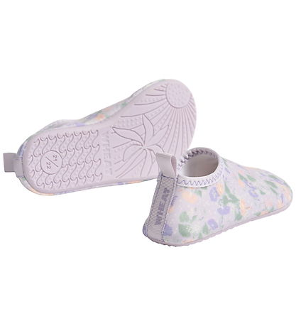 Wheat Badesko - Dolphin - Purple Light Petunias