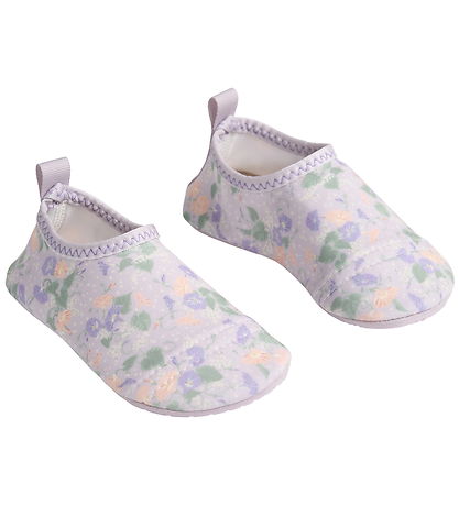 Wheat Badesko - Dolphin - Purple Light Petunias