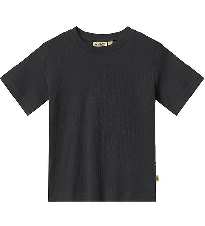 Wheat T-shirt - 2-pak - Fabian - Navy Rib Stripe