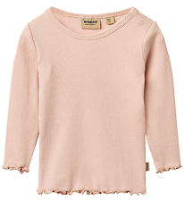 Wheat T-shirt - Rib - Ida - Powder