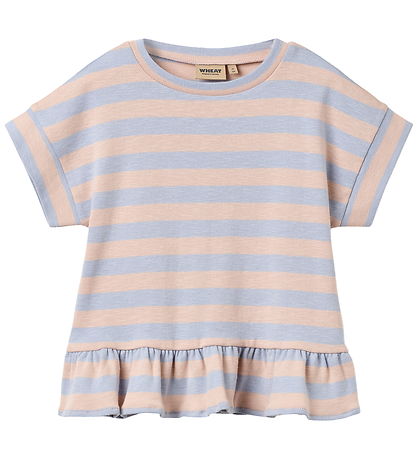 Wheat T-shirt - Marie - Powder Stripe