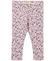 Wheat Leggings - Rib - Jules - Pink Blue Flowers