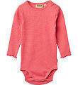 Wheat Bodysuit l/s - Rib - Regitze - Watermelon