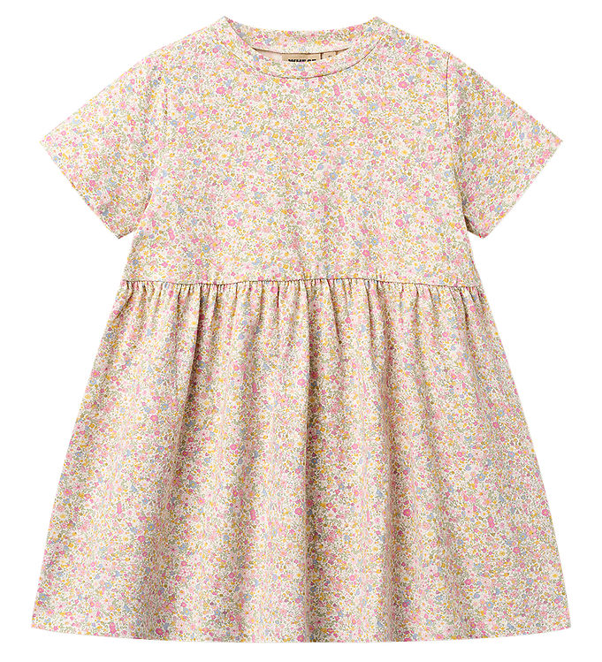 Anna Jersey Kjole - Blush Flower Meadow - 104