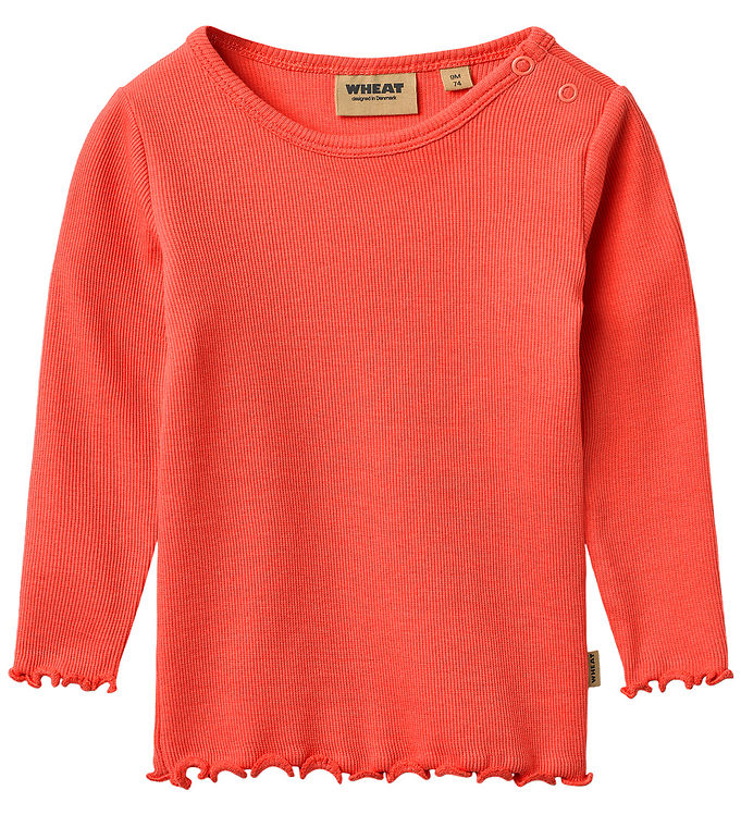 Wheat Bluse - Rib - Ida - Watermelon