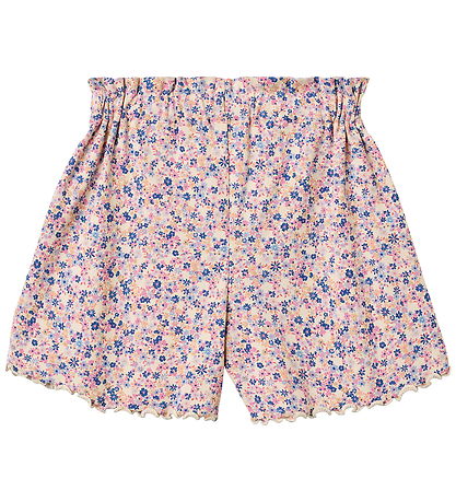 Wheat Shorts - Rib - Ina - Pink Blue Flower