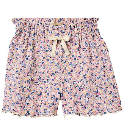 Wheat Shorts - Rib - Ina - Pink Blue Flower