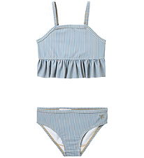 Wheat Bikini - UV40+ - Lærke - Blue Swim Stripe
