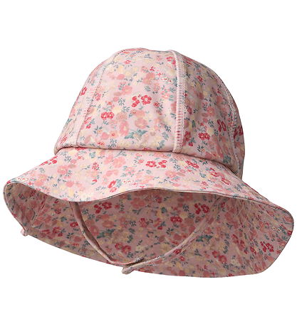 Wheat Badehat - UV40+ - Bora - Powder Flowers and Seashells