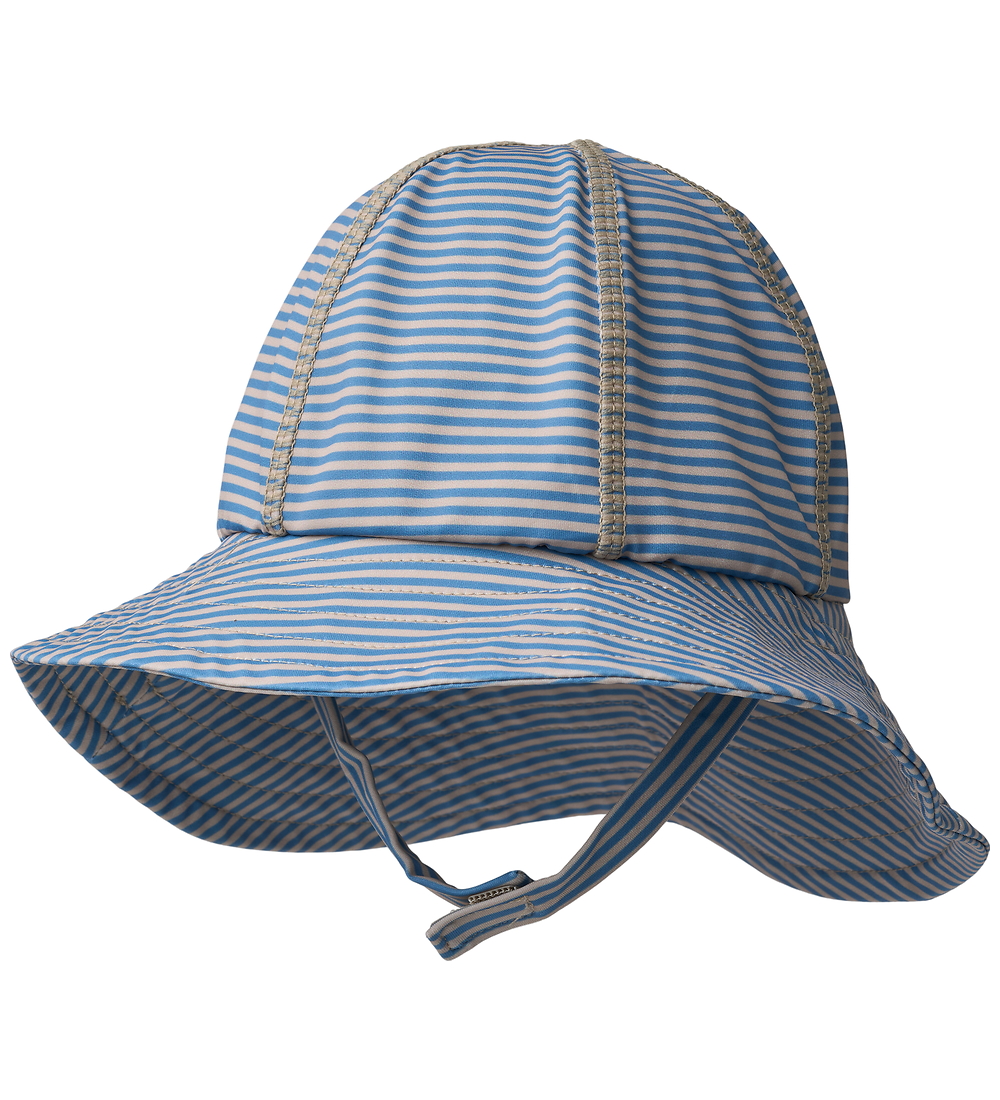 Wheat Bonnet de Bain - UV40 - Bora - Blue Nager Stripe - Wheat - 48-51 cm - Chapeau de Bain 22 €