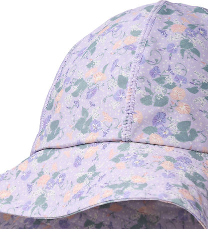 Wheat Badehat - UV40+ - Bora - Purple Light Petunias