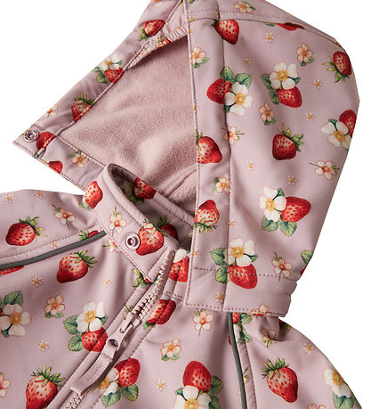 Name It Softshelljakke m. Fleece - NkmAlfa08 - Keepsake Lilac/ST