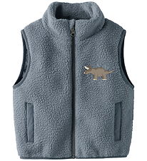 Name It Vest - Fleece - NmmMall - Flint Stone