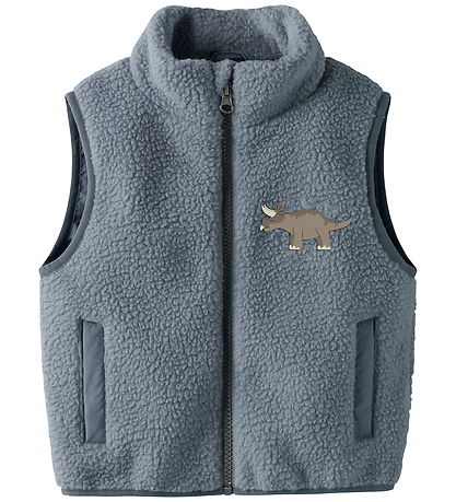Name It Vest - Fleece - NmmMall - Flint Stone
