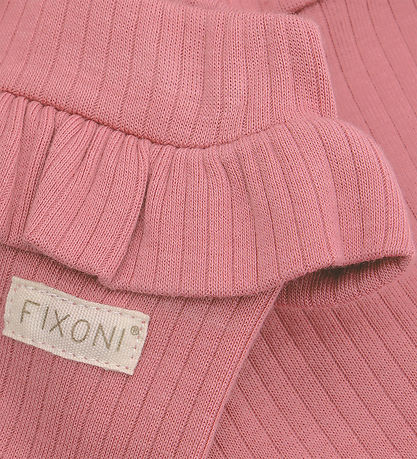 Fixoni Leggings - Rib - Dusty Rose