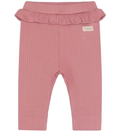 Fixoni Leggings - Rib - Dusty Rose