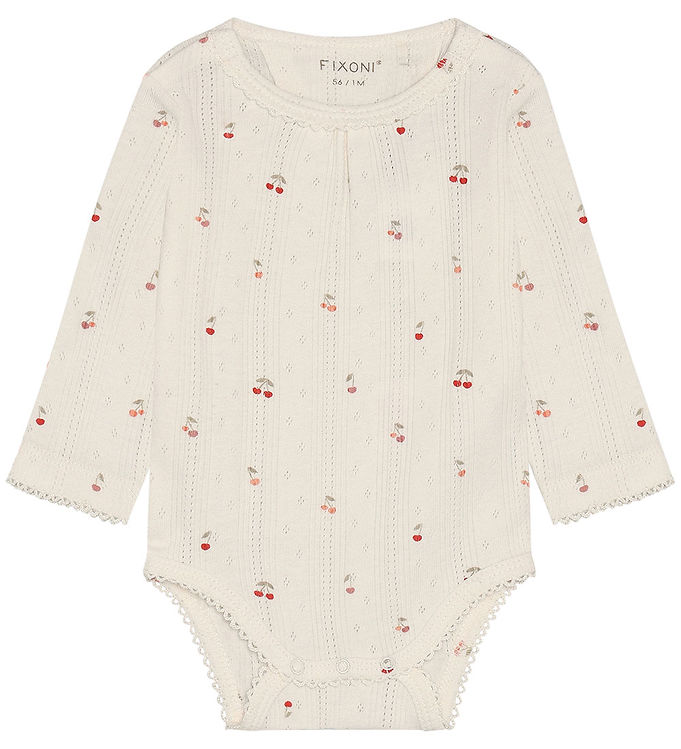 Fixoni Body l/æ - Pointelle - Eggnog billede