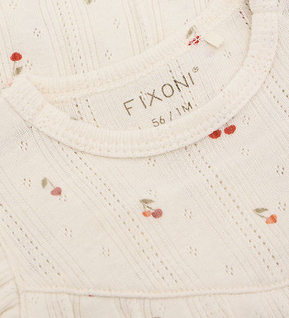 Fixoni Kjole - Pointelle - Eggnog