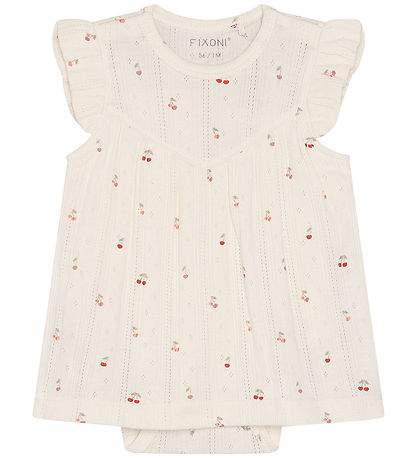 Fixoni Kjole - Pointelle - Eggnog