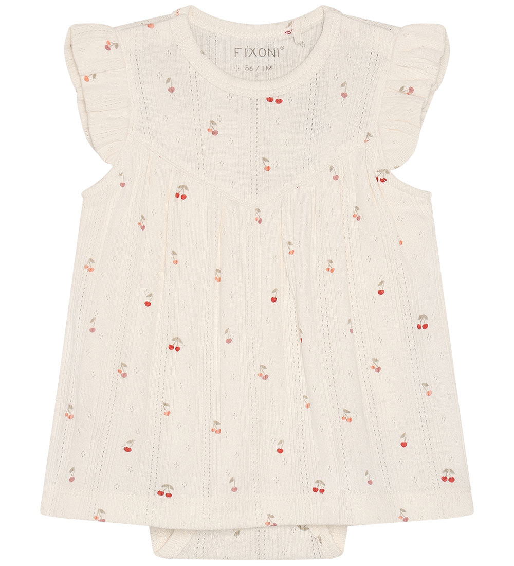 Fixoni Bodykleid - Pointelle - Eierlikör - Fixoni - 62 - Body K/Ä