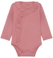 Fixoni Slå-om Body l/æ - Rib - Dusty Rose