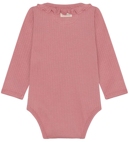 Fixoni Slå-om Body l/æ - Rib - Dusty Rose