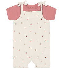 Fixoni Set - Sommerstrampler/Body k/ä - Pointel - Eierlikör