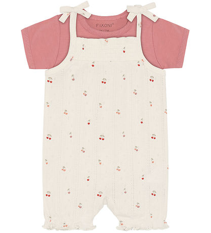 Fixoni Sæt - Sommerdragt/Body k/æ - Pointel - Eggnog
