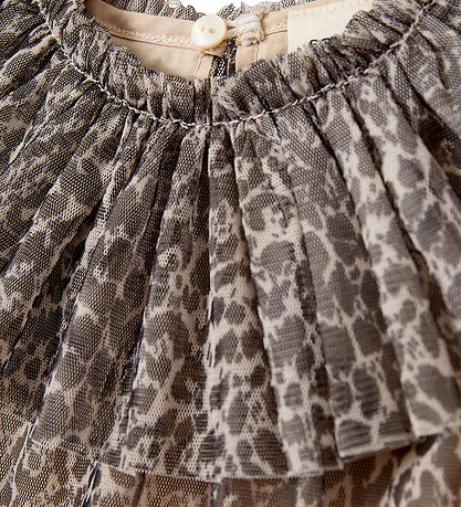 Sofie Schnoor Kjole - JamieKB - AOP Leo Light Sand