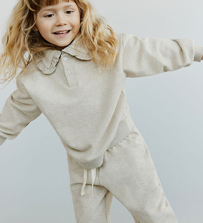 Sofie Schnoor Sweatshirt - ElisKB - Beige Melange