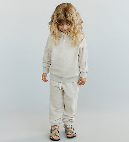 Sofie Schnoor Sweatshirt - ElisKB - Beige Melange