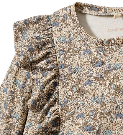 Sofie Schnoor Kjole - Bomuld/Viskose - LulaKB - Blue AOP