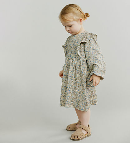 Sofie Schnoor Kjole - Bomuld/Viskose - LulaKB - Blue AOP