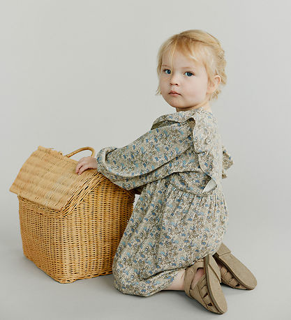 Sofie Schnoor Kjole - Bomuld/Viskose - LulaKB - Blue AOP