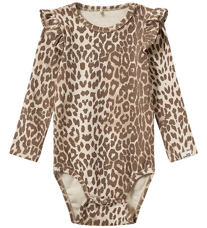 Sofie Schnoor Body l/æ - Bomuld/Viskose - DicteKB - AOP Beige Le